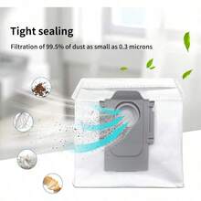 21 PCS Replacement Parts Compatible With Roborock S7 MaxV Ultra Robot Vacuum Cleaner6 Side Brushes 4 HEPA Filters 4 Dust Bags 1 Cleaning Brush 2 Main Brushes 4 Mop Pads 2 Tools - S7MaxVUltraReplacementParts - View 6