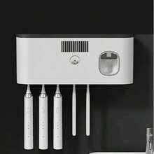 1 buah Sikat Gigi, 99% Steril, Tempat Sikat Gigi Gantung Dinding, Tanpa Pengeboran, Dengan Kit Ekstruder Pasta Gigi Otomatis. Dekorasi Kamar Mandi Rumah, Dekorasi Musim Gugur, Kembali ke Sekolah - MultiWarna - View 9