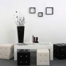 Estantes de pared - Negro - Ver 2