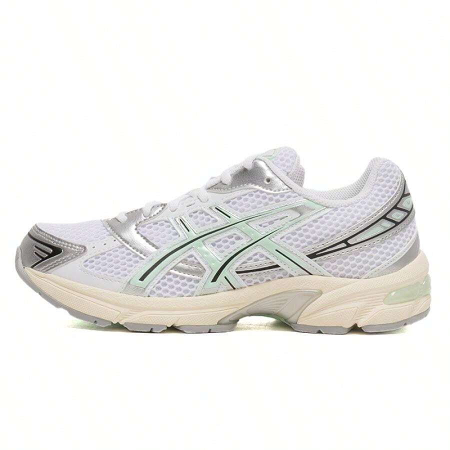 Asics GEL-1130 女士休闲鞋，轻便舒适运动休闲鞋 1202A164-120 - 白色/青色 - 查看 1