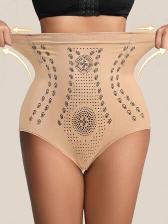 1 Pc Seamless Shaping Panties High Waist Tummy Control Underwear Slimming Butt Lifter Waist Trainer Body Shaper Panties Women Shapewear Bottoms Sheath Flat Belly Woman Lingerie Briefs