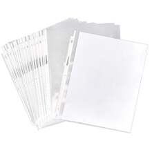 Basics - Protectores de hojas transparentes para carpeta de 3 anillos, 8.5 x 11 pulgadas (21.5 x 27.9 cm), polipropileno, paquete de 100 - Paquete de 100 - Ver 13