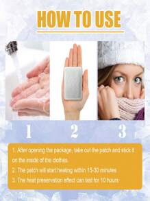 10pcs/2pcs Disposable Hand Warmer Pads, Disposable Heat Pads, Portable Winter Warmer, Essential Companion For Cold Weather, Great Gift For Girlfriend/Boyfriend, (Random Old/New Version Packaging Sent, Slight Color Difference From Pictures)
