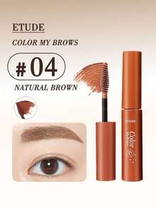 ETUDE 9g Dear My Eyebrow Tinting Gel - Natural Eyebrow & Lash Mascara | Waterproof, Long-Lasting, Smudge-Proof, Vegan - #04 NATURAL BROWN - View 2
