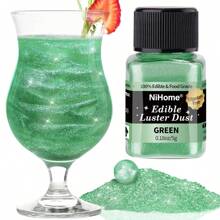 Edible Glimmer Powder Glitter Luster Dust Food Decorating Sprinkle Glimmery Dust For Drink Wine Beverage Cake Candy Dessert Bakery Restaurant Vegan