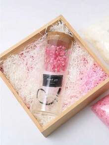 1pc, 10g, 50g, 100g, 150g Gift Packaging Filler Shredded Paper, Suitable For Wedding, Valentine's Day, Halloween, Father's Day, Mother's Day Party Decoration, Crinkled Paper Shred, Raffia Fragile Gift Protection - White - View 8