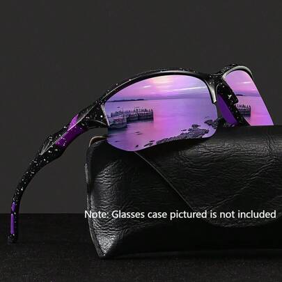 Fashionable Vintage Cycling Fishing Unisex Half Fram Sport Fashion Glasses Men Women Classic Retro Mountaineering Outdoor Sports Fashion Glasses Male Female Luxury Brand Designer Fashion Glasses