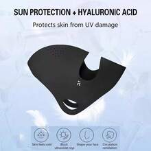 UPF 50+ Vollgesichtsmaske, UV-Schutz, Vollgesichts-Sonnenschutzabdeckung, atmungsaktiv, kühl, Seidenkältesommer-Maske, geeignet für Männer und Frauen