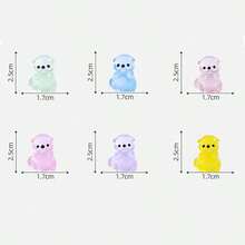 5 件随机款式可爱水獭模型夜光汽车内饰装饰配件