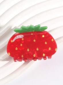 1 件装简约时尚水果设计发夹，适合女士，日常盘发发夹优雅头饰，母亲节、返校节、感恩节、圣诞节、节日礼物的时尚配饰 - 彩色 - 查看 12