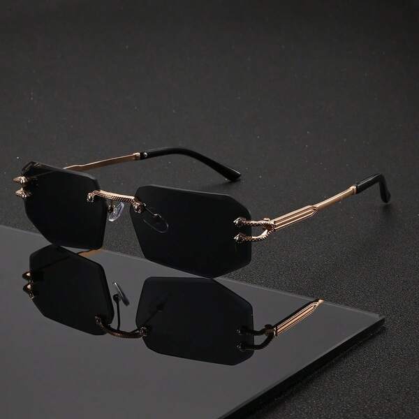 1 Stück Vintage Boho-Stil Elegante Street-Fashion Unisex Sonnenbrille, lässiger Stil geeignet für verschiedene Anlässe in jeder Jahreszeit