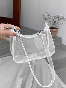 Clear Stadium Approved Purse For Women Transparent Crossbody Bag Small Shoulder Handbag For Concerts, Events, Travel & Sports - 清除 - 查看 5