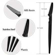 80/60/50/40/30/12pcs Multifunctional Portable Eyebrow Trimmer, Multi-Function Hair Removal Tool, Trimming And Shaping Shaver With Dust-Proof Protective Design Cover, Suitable For Men And Women Facial Hair Removal