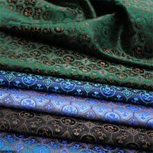 1 Piece Chinese Style Tangzhuang Jacquard Silk Fabric, High Quality Brocade Soft Cloth, Suitable For Cheongsam, Costumes, DIY Sewing Crafts