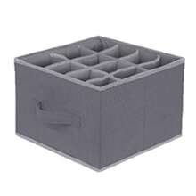 1pc Multi-Layer Wall Hanging Storage Bag, Organizer Pocket For Clothing, Accessories & Household Items, Closet Hanging Wardrobe Rack With Drawers, Grey