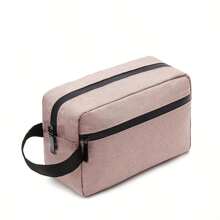 1 pezzo Borsa organizzatrice da viaggio impermeabile multicolore, borsa con cerniera, borsa da toilette da uomo di grande capacità, elementi essenziali da viaggio per vacanze estive, ritorno a scuola, borsa per articoli scolastici, borsa da viaggio
