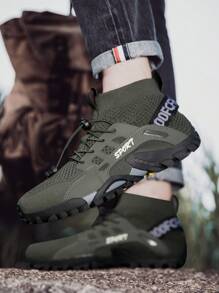 Nuevos zapatos deportivos para exteriores para adolescentes, botas de senderismo para niños, suela de goma antideslizante, malla tejida transpirable, suela y Top suaves, zapatos de trekking para niños