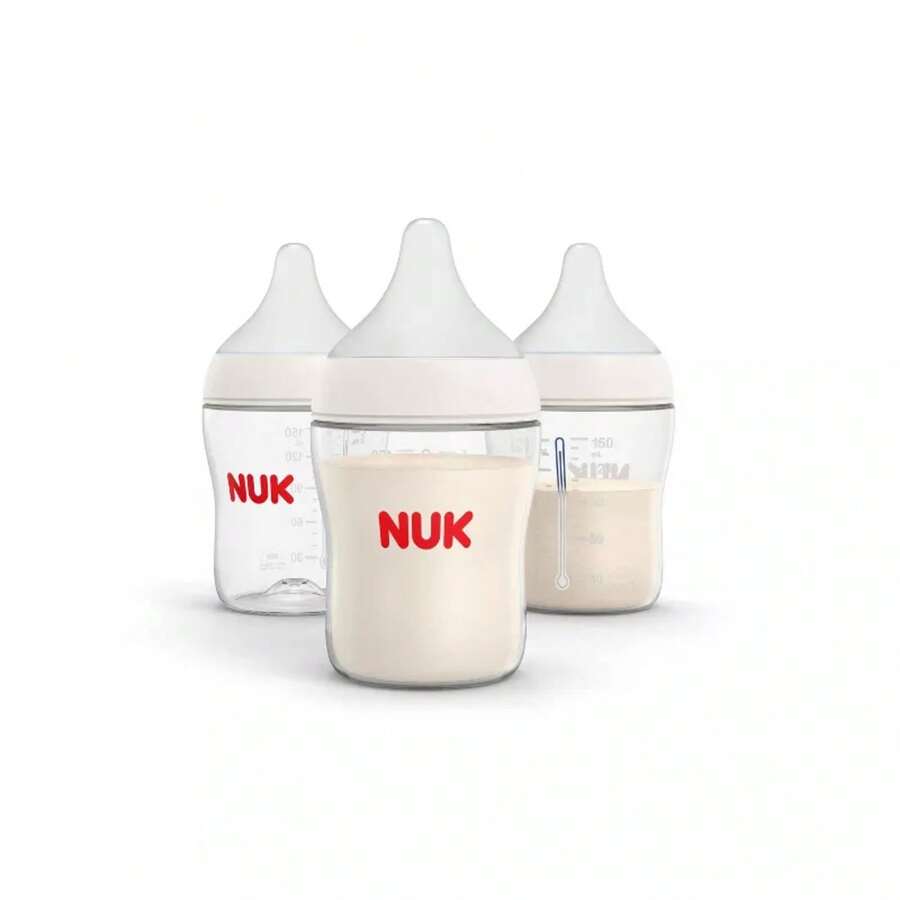 NUK Match Bottle - Slow Flow - 5oz/3pk - 1 - Xem 1