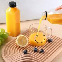 Superlele 12/36pcs 16oz Plastic Juice Bottles With Caps, Bulk Clear Reusable Juicing Bottles For Smoothies And Other Beverages, Water Bottles For Party, Picnics And Camping - Clear - View 7