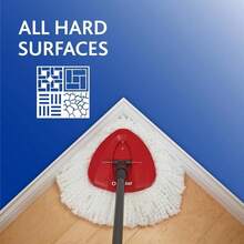 O-Cedar EasyWring Spin Mop Head Refill (Pack Of 3) - 1 Count (Pack of 3) - 查看 6