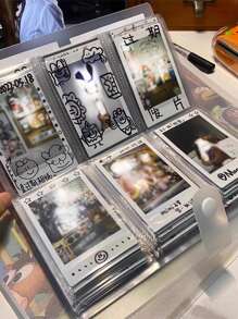 1 pezzo Album fotografico da 3 pollici, può contenere 84/120/160/240 foto, cartoline, biglietti, tessere di riconoscimento, carte bancarie, libro di memorie, articoli per il ritorno a scuola, forniture scolastiche