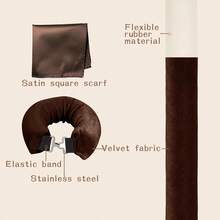 Heatless Hair Curler Velvet, Heatless Curls Overnight Hair Curlers To Sleep In, Overnight Blowout Rods Heatless Curls Short Long Hair All Hair Types Styling Tools-5PCS Brown - 1 - 查看 3