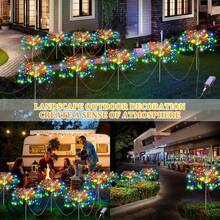 1/4 Stücke Solar Garten Feuerwerk Weihnachtsbeleuchtung, 320/240/60 LED Solar Feuerwerk Lichter, funkensprühende Sternenkugel Solar Außenbeleuchtung, Vorhof, Veranda, Hinterhof Dekoration Geschenke, Rasenlicht, erleuchte deinen Garten
