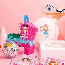 8/16/24/32pcs Children Face Stickers, 8 Different Cartoon Crown Patterns, Girls Theme Design, Suitable For Children's Birthday Party Gifts And Craft Activities - Multicolor - View 9