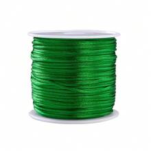 780inches Satin Nylon Cord String - Vibrant Assorted Colors For Jewelry Making, Bracelets, Necklaces, Beading, Rattail & Macrame Crafts, Jewelry Making Supplies - 780 Inches/roll - View 12