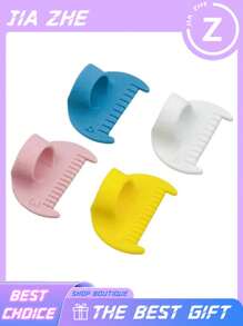 1pc/2pcs Easy Stitching Tool - Durable Plastic Edge Sewing Lockranding Tool For Beginners & Seniors, 4mm & 3mm Spacing, Perfect For DIY Hand Sewing Projects, Sewing Accessory | Ergonomic Design | Smooth Surface