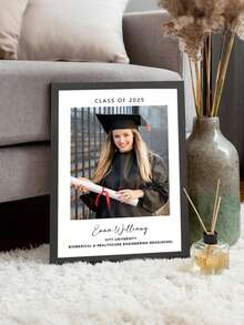 1 pieza Foto personalizada para graduación - Collage fotográfico personalizado, regalo de fin de año para ella, regalo de graduación para él, mensaje de felicitación, álbum de fotos de graduación, marco conmemorativo de fotos, recuerdo de graduación - Multicolor - Ver 3