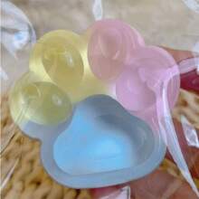 1 pieza Juguete con forma de pata de gato de silicona, con textura de uva, de rebote lento, que alivia el estrés para niños/adultos, perfecto como regalo para niños/adultos en festividades como Navidad, Halloween, disponible en verde, morado, naranja, azul, rosa