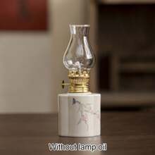 1Pc Ceramic Kerosene Lamp Tea Ceremony Atmosphere Candle Old Butter Lighting Decoration(Without Lamp Oil) Best Gifts,Home Decor ,Room Decor Birthday Graduation