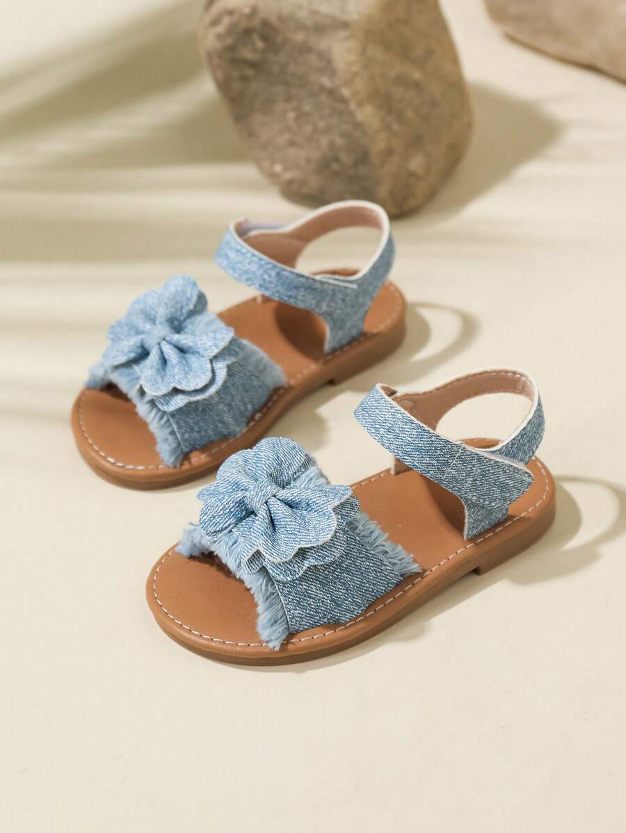 Süßer Stil Schleifenmädchen Strandschuhe geeignet für den Sommer