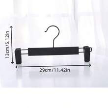 10pcs Plastic Non-Slip Pants Hangers Clip, Home & Clothing Store Use Trouser Clips Skirt Hangers Clips, Fingerprint Free Strong Clamp