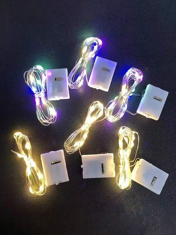 12 PIEZAS de Luces de cadena de hadas, luces de hadas, luces decorativas de alambre de cobre con pilas, decoraciones para jardín y patio, escena de la sala de estar, dormitorio, accesorios, decoraciones de regalo, el mejor regalo para cumpleaños, Día de la Madre, Pascua, Verano, Bodas y Fiestas