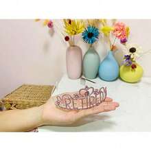 New  Retirement Party Drations Retired Tiara/Crown, Retired Sash For Women Retirement Gifts, Retirement Party Pli, Gifts, Favors (Pink) - 粉色 - 查看 5
