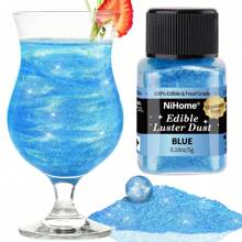 Edible Glimmer Powder Glitter Luster Dust Food Decorating Sprinkle Glimmery Dust For Drink Wine Beverage Cake Candy Dessert Bakery Restaurant Vegan