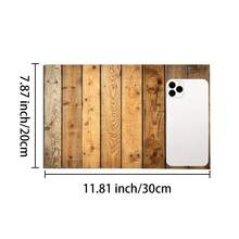 1pc Wood Grain Pattern Printed Absorbent Mat, Suitable For Espresso Machine, Sink, Faucet, Cup Holder, Home Decor, Kitchen & Bathroom Accessories - Multicolor - View 37