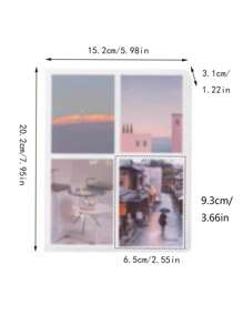 1 pezzo Album fotografico da 3 pollici, può contenere 84/120/160/240 foto, cartoline, biglietti, tessere di riconoscimento, carte bancarie, libro di memorie, articoli per il ritorno a scuola, forniture scolastiche