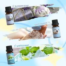 SALUBRITO Hotel Fragrance Oil Set, Luxury Essential Oil Set For Diffuser, Candle, Soap Making Scents, Luxury Night, White Tea, Lemon &Amp; Thyme, Citrus Bliss, Hotel Lobby, Jasmine &Amp; Mint, Strong Scented - Clean - View 4