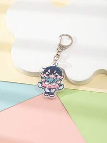 1 件亚克力可爱卡通情侣外星人舞台与伊万提尔卡通人物风格主题钥匙扣吊坠背包装饰/包包配件/书包配件/钱包吊坠/朋友礼物汽车配件哥特 Y2k - 彩色 - 查看 5