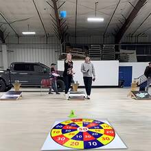 1 Set Toss Game With Score Board And 3pcs Random Color Beanbags, Large Size Design With Clear Pattern, Easy Setup For Outdoor Activities Like Picnic, Backyard Party, Camping To Enhance Social Interaction, Suitable As Gifts For Friend Gathering, Company Team Building, Holiday Celebration - Multicolor - View 6