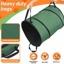 Lospitch Pop Up Gartensack 170L | Laubsack für Blätter & Abfälle | 2er/4er/6er Pack | Hocheffizientes Gartenabfallmanagement