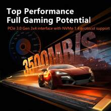 KOOTION M.2 NVMe SSD de 256GB-512GB-1TB-2TB - PCIe 3.0x4, 3D TLC NAND, 3400MB/S - Unidad 3D NAND confiable para escritorio, portátil, mini PC y sistemas industriales - a prueba de golpes y eficiente energéticamente - Negro - Ver 3