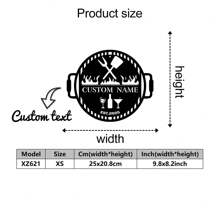 1pc Customizable Metal Barbecue Wall Decor, Rustic Outdoor Kitchen Decoration, Metal Barbecue Art Sign & Design, Perfect Gift For Dad And New Home Housewarming Gifts Birthday Graduation,Multi-Functional,Adjustable,Durable,Ornamental,Reusable,Exquisite,Adorable,High-Quality,Modern,Colorful,Cute,Comfortable,Stylish,Custom,Personalized,Unique,Ideal Gifts For Him,Ideal Gifts For Her,Home Refresh