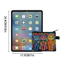 Full Print Coin Purse For Cat Pattern For Women Wallet Purse Wallet Travel Wallet Coin Wallet Mini Wallet