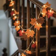 LED, Simulation, Maple Leaf, Festival, Thanksgiving, Harvest Festival, Decoration, Light String