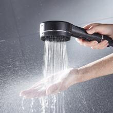 High Pressure Shower Head, Water-Saving Shower Head With 1.5m Hose And Bracket, Anti-Scale, 4 Spray Modes, Universal Water-Saving Shower Head
