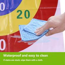 1 Set Toss Game With Score Board And 3pcs Random Color Beanbags, Large Size Design With Clear Pattern, Easy Setup For Outdoor Activities Like Picnic, Backyard Party, Camping To Enhance Social Interaction, Suitable As Gifts For Friend Gathering, Company Team Building, Holiday Celebration - Multicolor - View 5